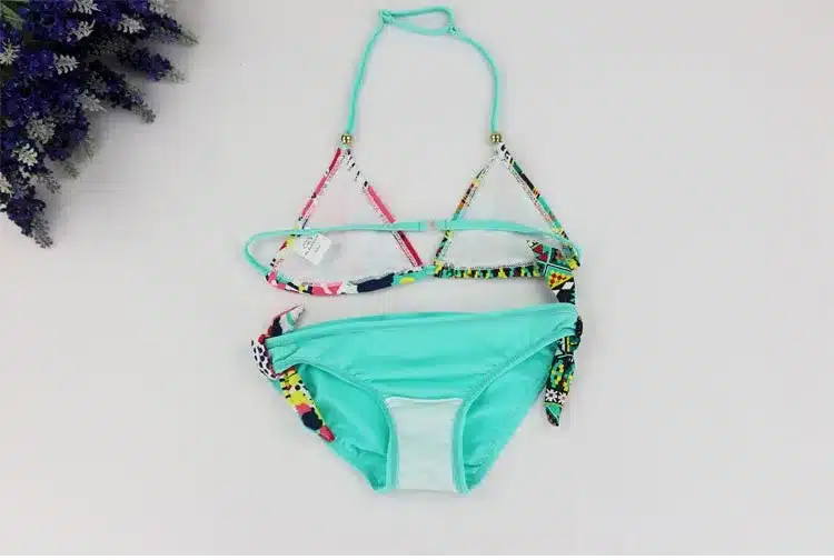 2019 Teenage Girls Swimwear Baby Kids Cute Bikini Girls split Two Pieces swimsuit Bathing suit Beachwear kids biquini infantil 18