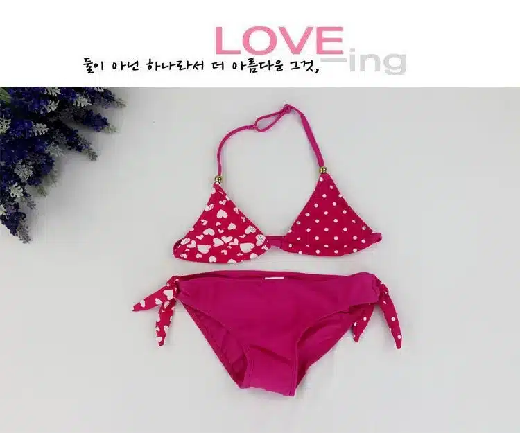 2019 Teenage Girls Swimwear Baby Kids Cute Bikini Girls split Two Pieces swimsuit Bathing suit Beachwear kids biquini infantil 21