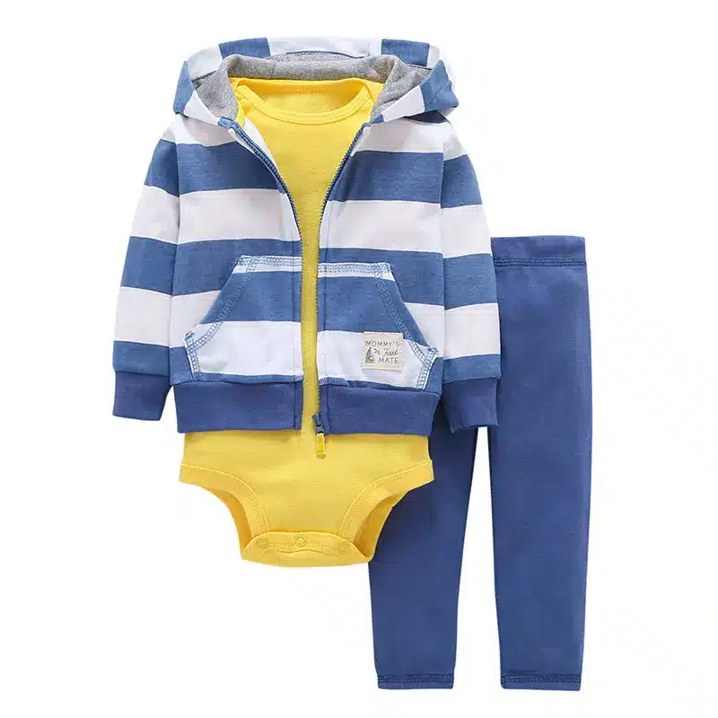 2018 Top Fashion Special Offer Full 100% Cotton Bodysuit & Pants Set Clothing Baby Boys Girl Clothes 0~24 Months Newborn Suit 9