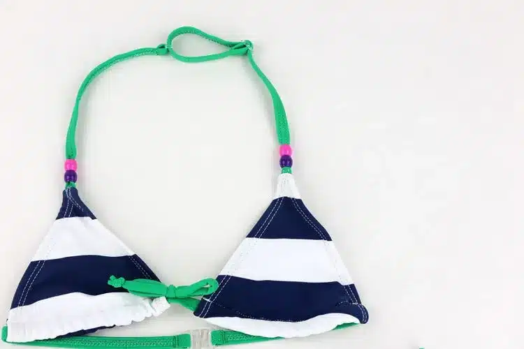 2018 Children Swimwear Baby Kids Cute stripe Bikini Girls split Two Pieces swimsuit Bathing suit Beachwear kids biquini infantil 10