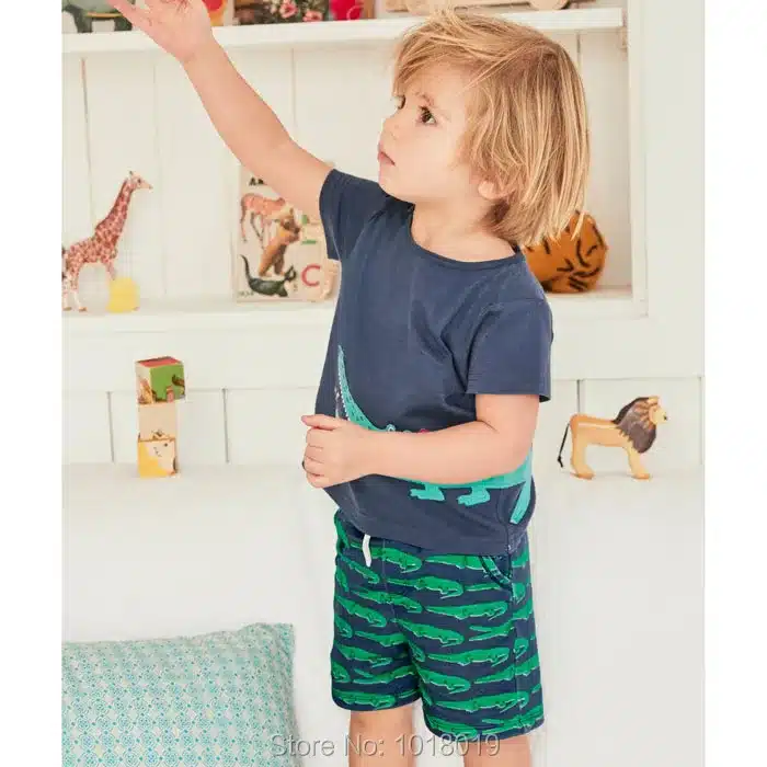New 2018 Baby Boys Clothing Set Quality 100% Cotton Toddler Kids Clothes Short Sleeve Baby Boy Clothes Set Children Suit Outwear 11