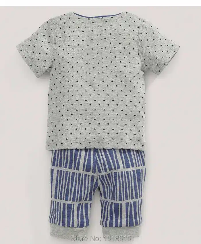 New 2018 Baby Boys Clothing Set Quality 100% Cotton Toddler Kids Clothes Short Sleeve Baby Boy Clothes Set Children Suit Outwear 149