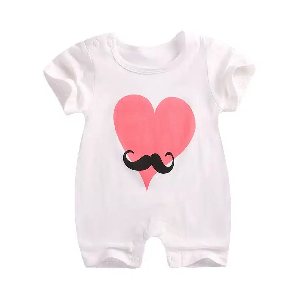 2018 New Baby Rompers summer Cotton baby girl clothes short sleeve printing baby boys Jumpsuits Roupas Bebes Infant Clothing 5