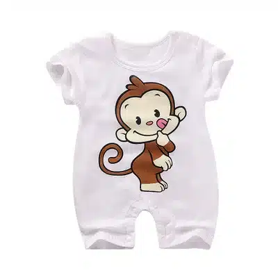 2018 New Baby Rompers summer Cotton baby girl clothes short sleeve printing baby boys Jumpsuits Roupas Bebes Infant Clothing 7