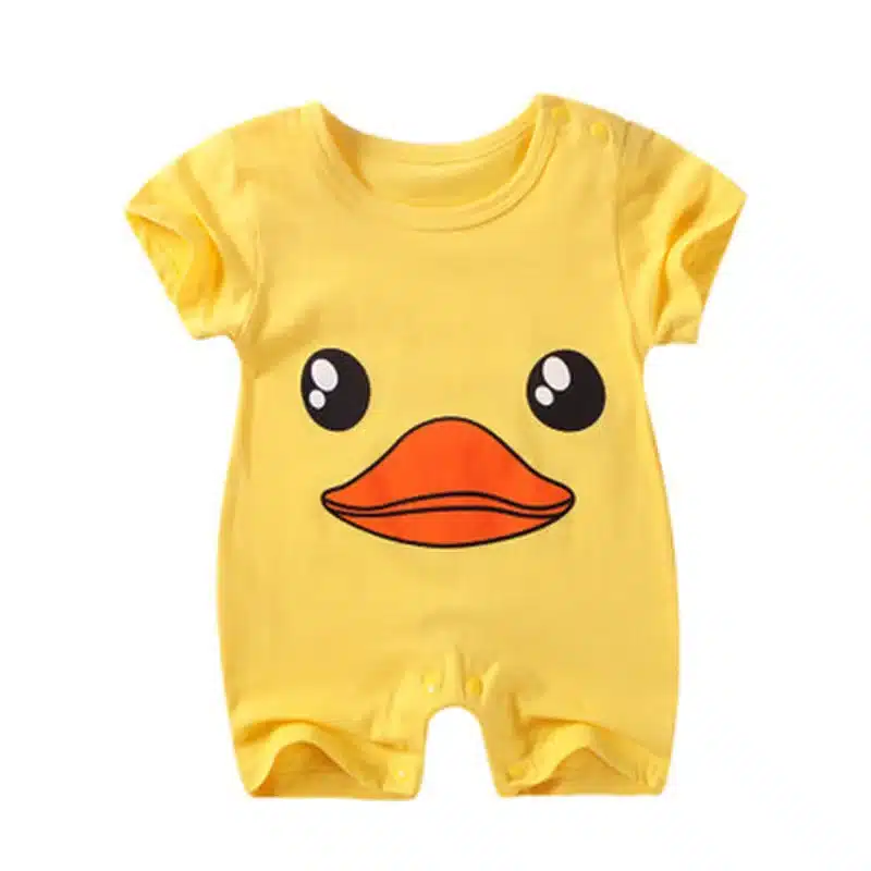 2018 New Baby Rompers summer Cotton baby girl clothes short sleeve printing baby boys Jumpsuits Roupas Bebes Infant Clothing 8