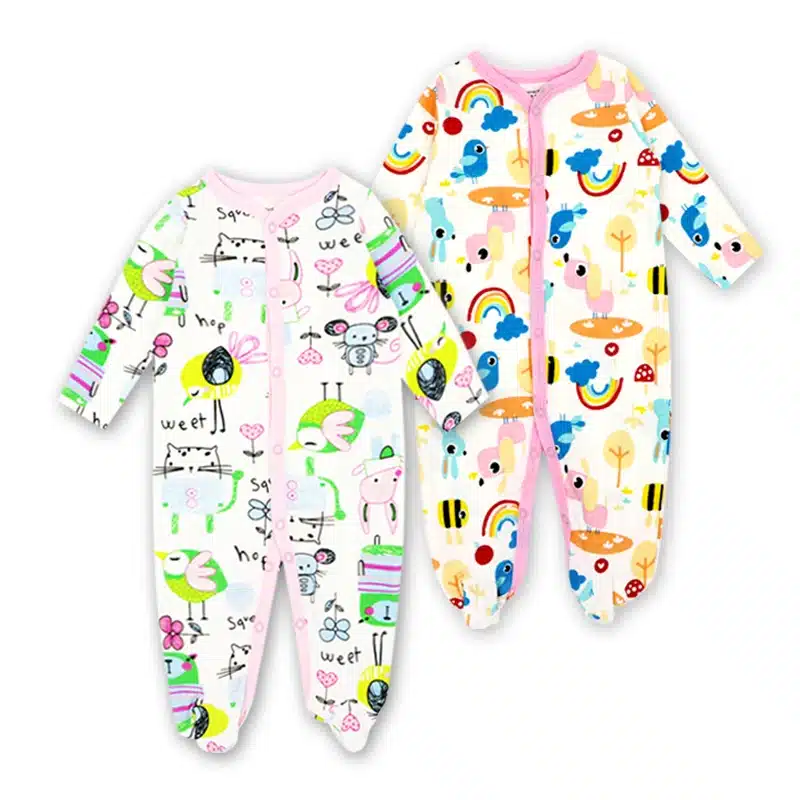 2018 New Baby Clothing Carters Newborn Baby Boy Girl Romper Baby Clothes Long Sleeve Infant Product 2 PCS Baby's sets 13