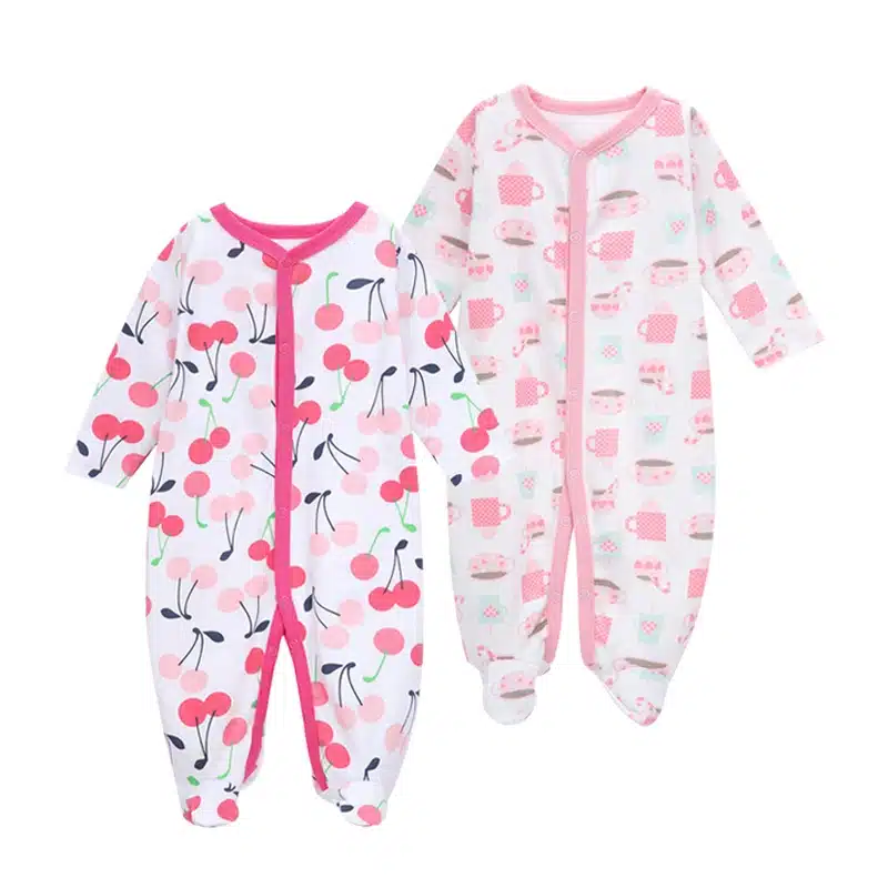 2018 New Baby Clothing Carters Newborn Baby Boy Girl Romper Baby Clothes Long Sleeve Infant Product 2 PCS Baby's sets 15