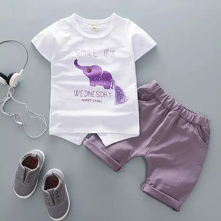 Child 2018 summer infant baby boy clothes outfits sports suits 2pcs sets for baby boy clothing set 100% cotton design tracksuit 2