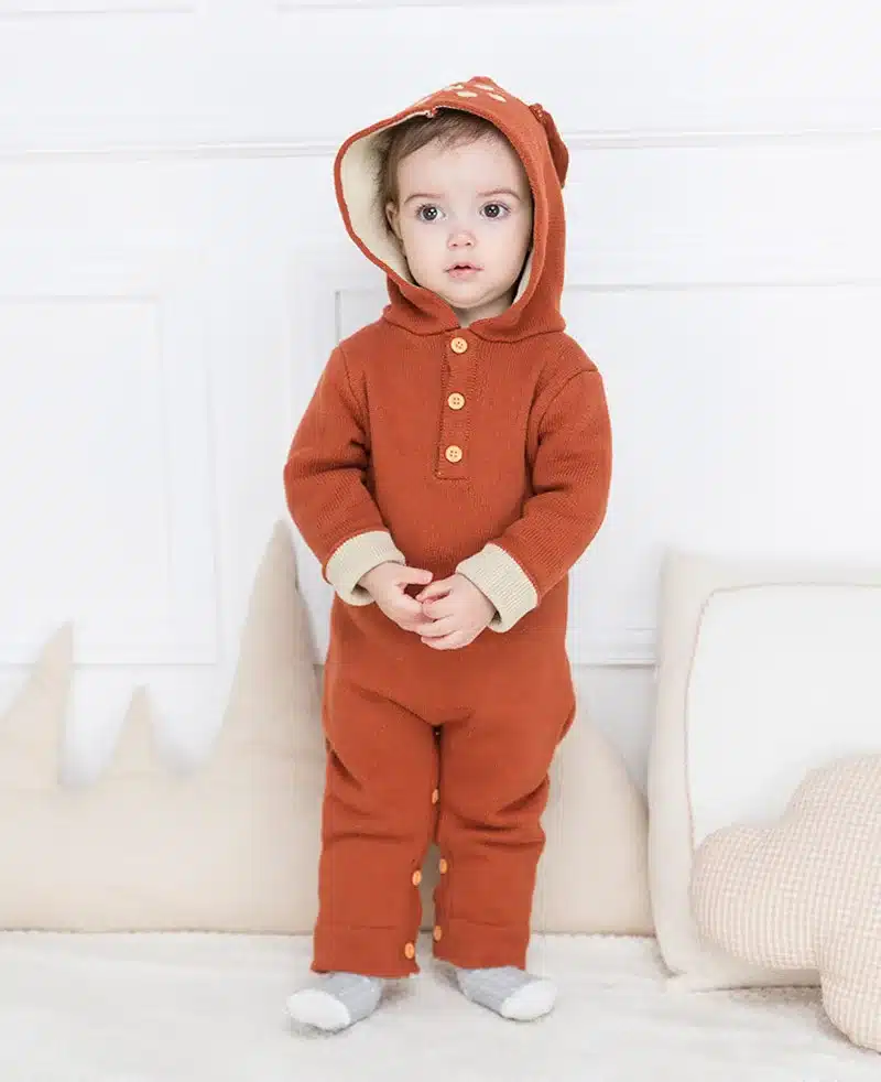 Wholesale 2018 Knitted baby boys girls clothes set long-sleeve Reindeer Newborn baby Romper jumpsuit roupas de bebe 7