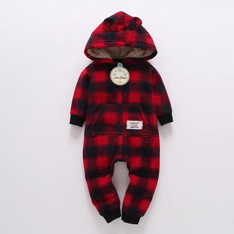 2018 New LimitedUnisex Print Full O-neck Autumn Winter Baby Clothes Boy Overalls Newborn One Piece Romper Girl 7