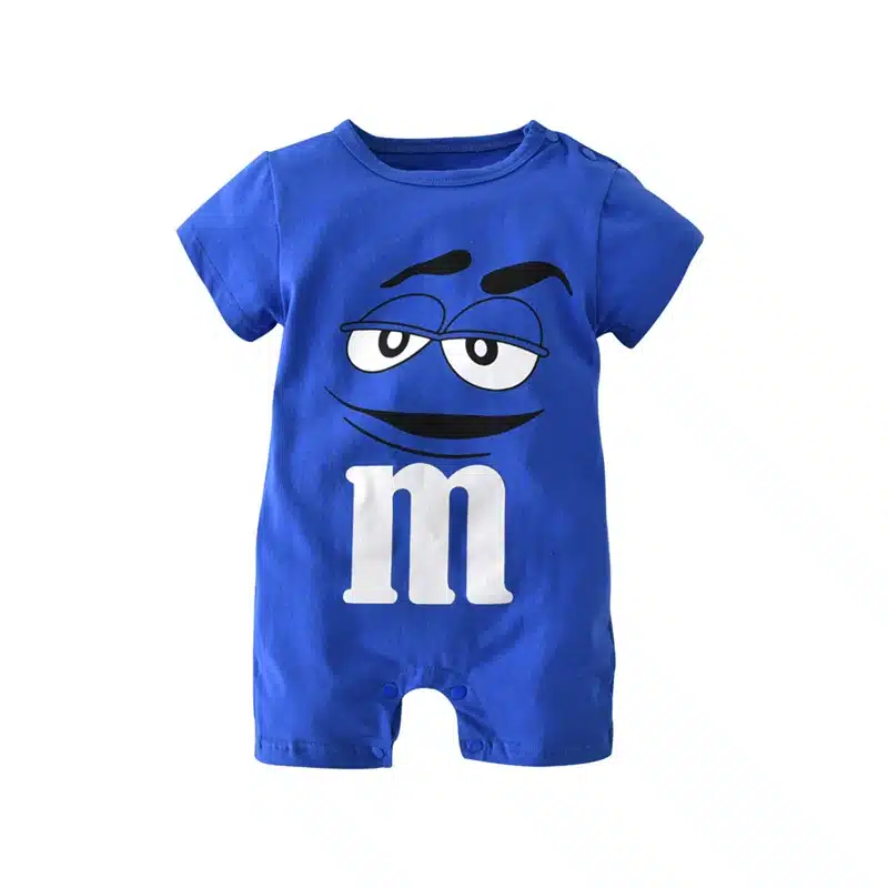 2018 Summer Baby Boy Romper Short Sleeve Cotton Infant Jumpsuit Cartoon Printed Baby Girl Rompers Newborn Baby Clothes 4 Color 11