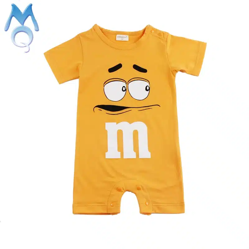 2018 Summer Baby Boy Romper Short Sleeve Cotton Infant Jumpsuit Cartoon Printed Baby Girl Rompers Newborn Baby Clothes 4 Color 12