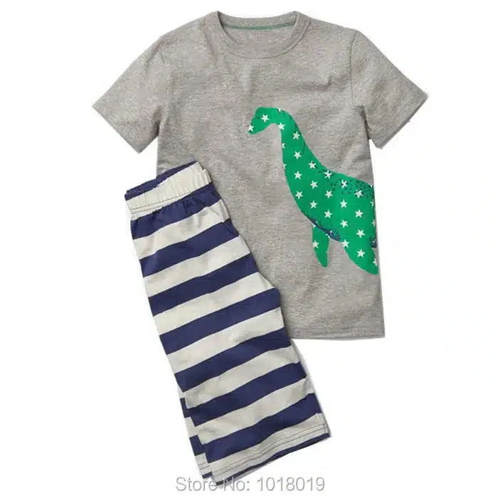 New 2018 Brand 100% Cotton Summer Baby Boys Clothes Set 2pcs Children Clothing Suit Bebe Kids Short Sleeve Clothes Set Baby Boys 119