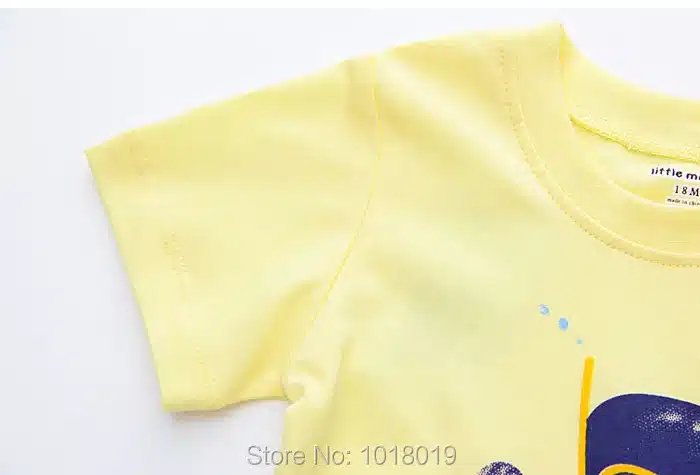 New 2018 Brand 100% Cotton Summer Baby Boys Clothes Set 2pcs Children Clothing Suit Bebe Kids Short Sleeve Clothes Set Baby Boys 140