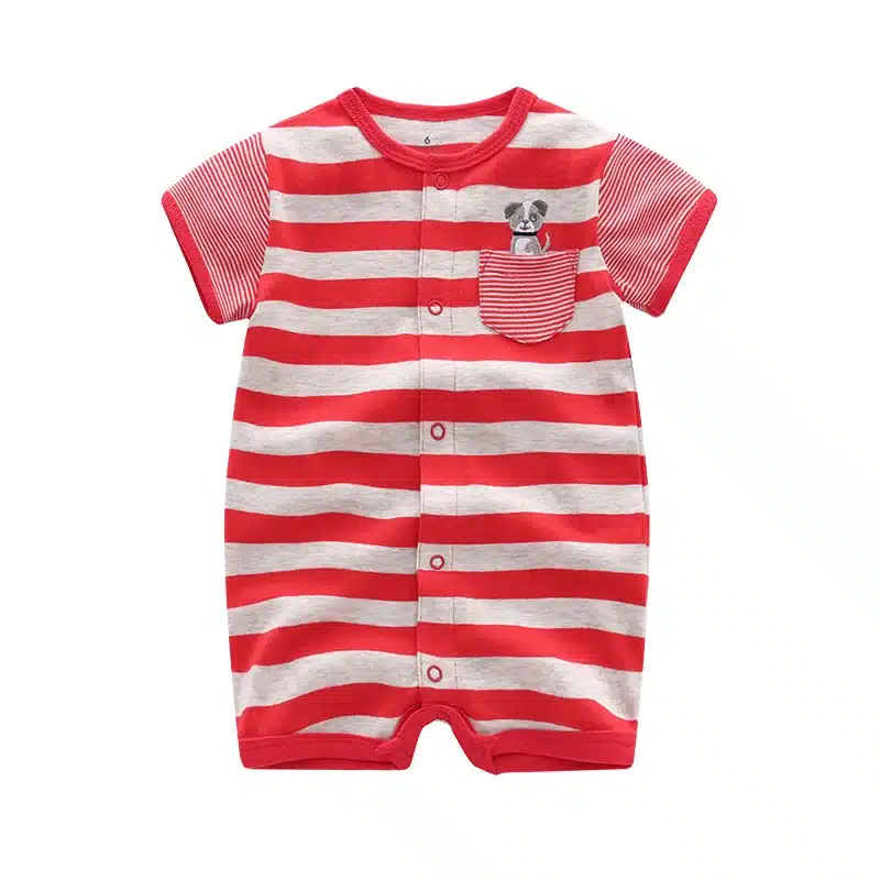 Summer 2018 baby boys clothes cotton Jumpsuit Short sleeve Roupas Menino for Baby Boy Body overalls , 0-24M baby rompers 9