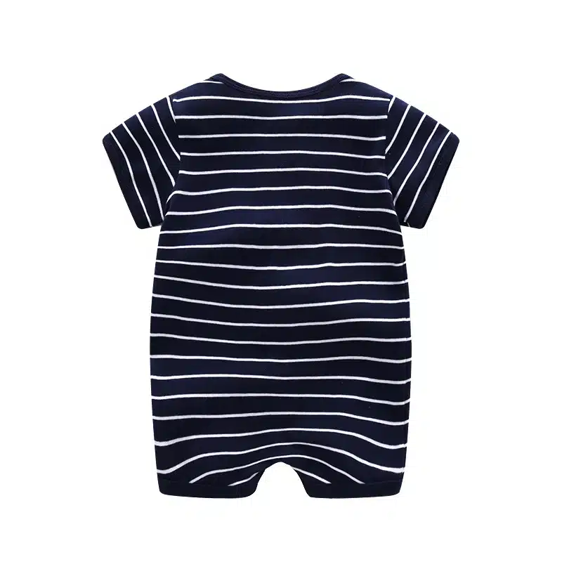 Summer 2018 baby boys clothes cotton Jumpsuit Short sleeve Roupas Menino for Baby Boy Body overalls , 0-24M baby rompers 12