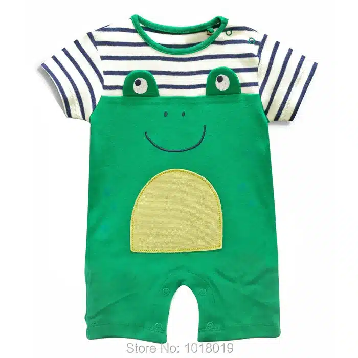 New 2018 Summer 100% Cotton Ropa Bebe Brand Newborn Baby Boys Clothing Creepers Jumpsuits Short Sleeve Rompers Baby Boys Clothes 20