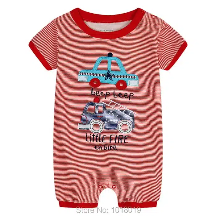 New 2018 Summer 100% Cotton Ropa Bebe Brand Newborn Baby Boys Clothing Creepers Jumpsuits Short Sleeve Rompers Baby Boys Clothes 23