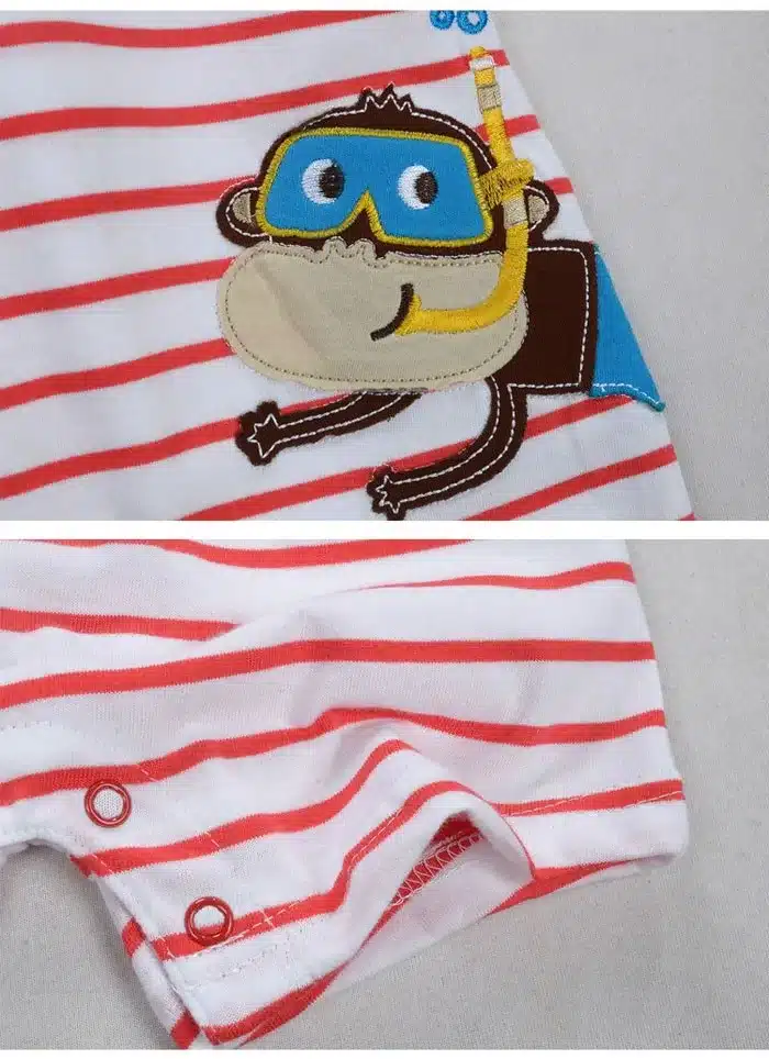 New 2018 Summer 100% Cotton Ropa Bebe Brand Newborn Baby Boys Clothing Creepers Jumpsuits Short Sleeve Rompers Baby Boys Clothes 77