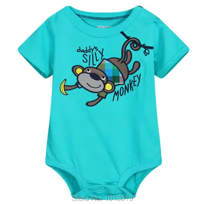 New 2018 Summer 100% Cotton Ropa Bebe Brand Newborn Baby Boys Clothing Creepers Jumpsuits Short Sleeve Rompers Baby Boys Clothes 79