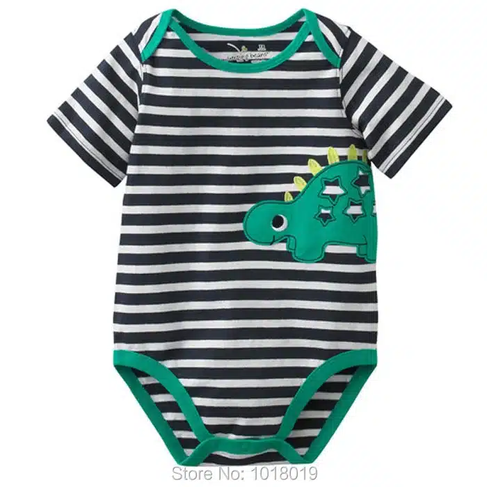 New 2018 Summer 100% Cotton Ropa Bebe Brand Newborn Baby Boys Clothing Creepers Jumpsuits Short Sleeve Rompers Baby Boys Clothes 91