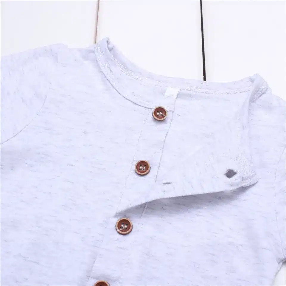 COSPOT Baby Boys Autumn Rompers Boy Cotton Long Sleeve Tank Jumpsuit Boy Spring Plain Color Black Gray Jumper 2018 New 35D 29