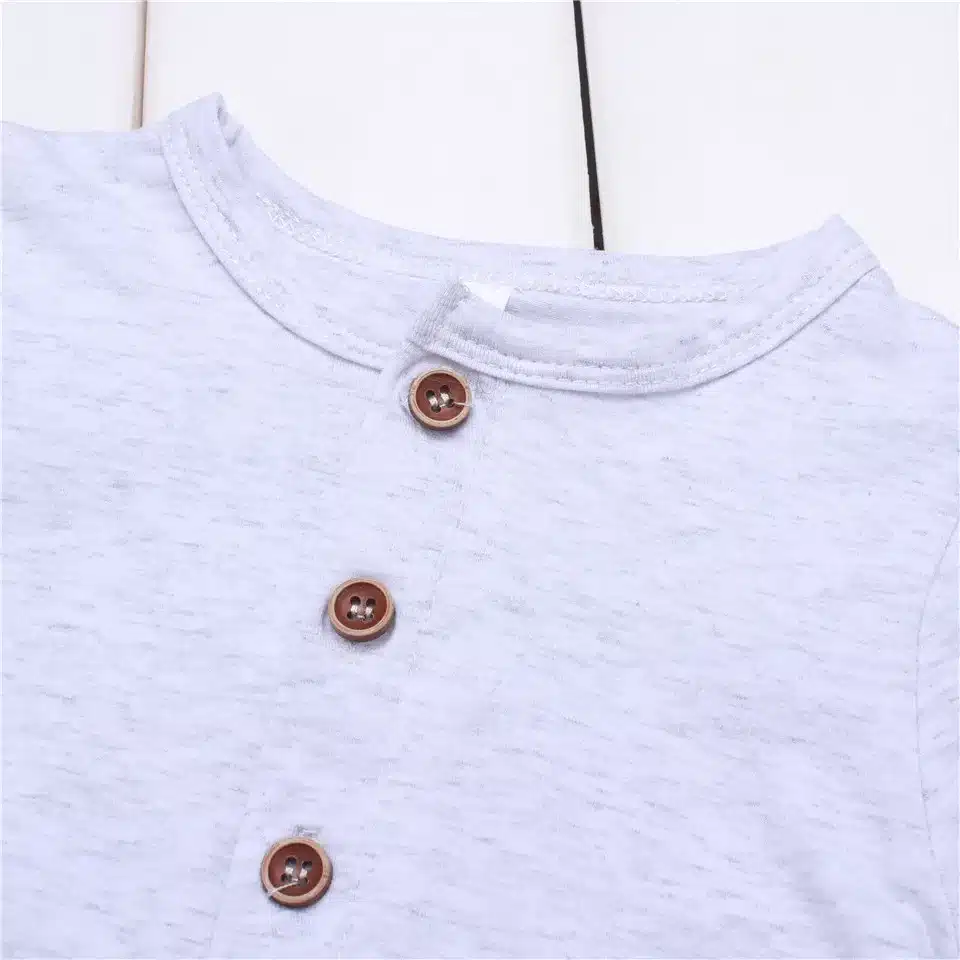 COSPOT Baby Boys Autumn Rompers Boy Cotton Long Sleeve Tank Jumpsuit Boy Spring Plain Color Black Gray Jumper 2018 New 35D 30