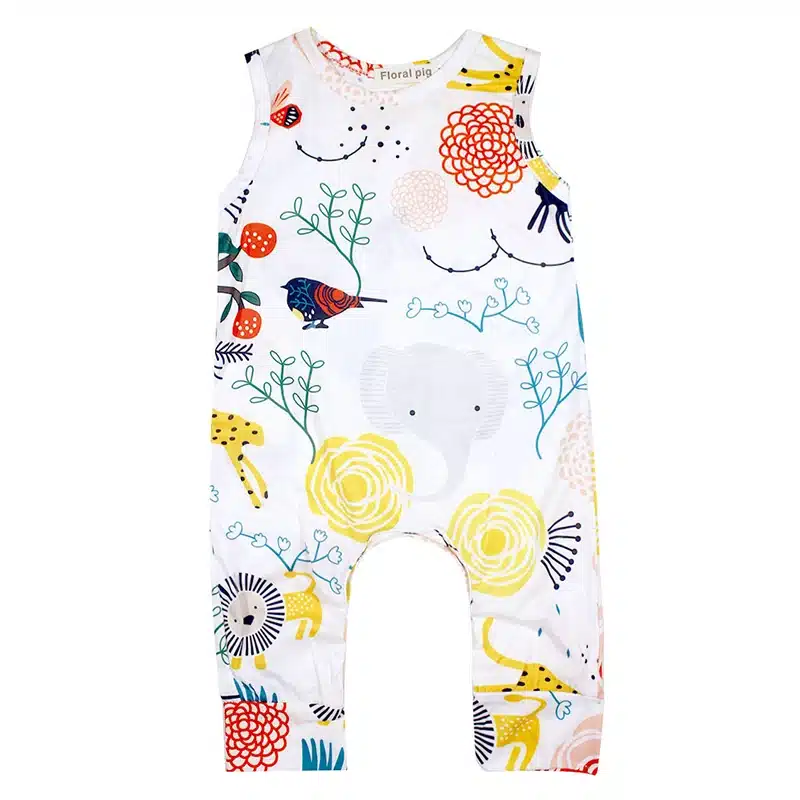 2018 Newborn Baby Romper Jumpsuit Boy Girl Clothes White Sleeveless Tiny Cotton Rompers Infant Clothing Onesie Playsuit 7