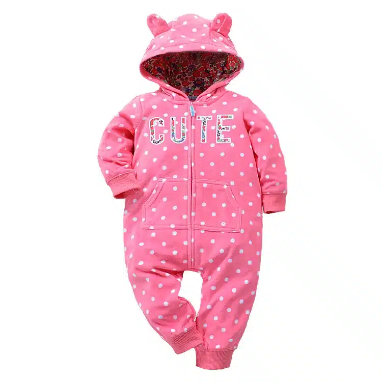 2018 spring jumpsuit baby girl clothing fleece romper baby coat 12M-24M kids costumes for boys clothes , body infant jackets 18