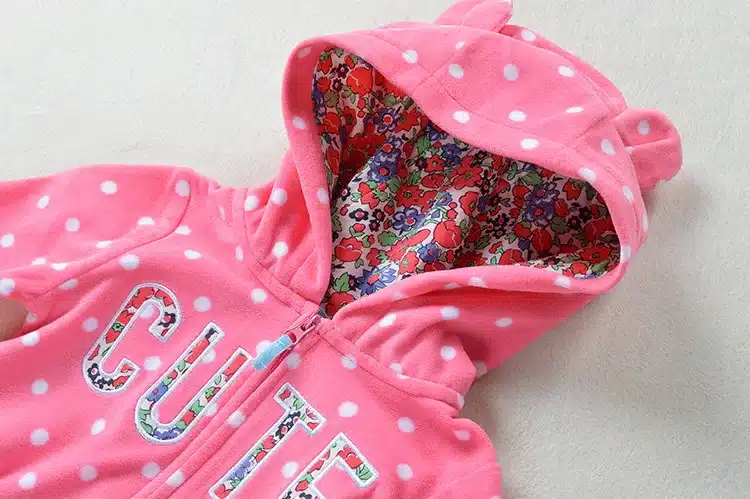 2018 spring jumpsuit baby girl clothing fleece romper baby coat 12M-24M kids costumes for boys clothes , body infant jackets 20
