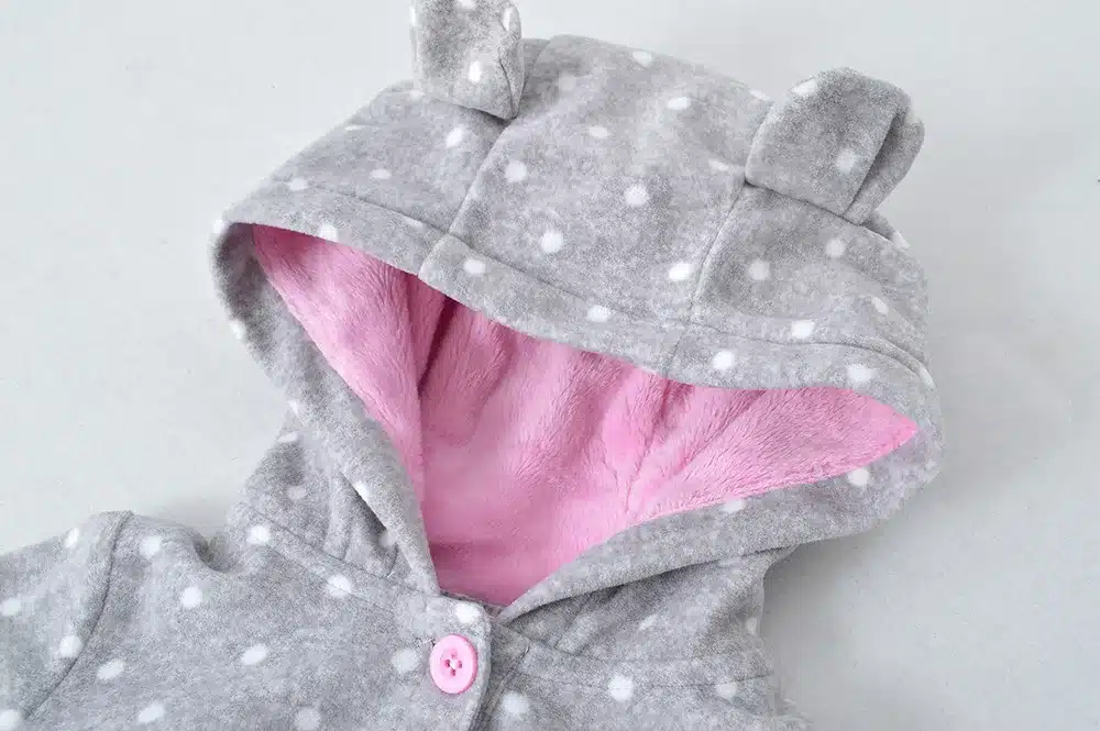 2018 spring jumpsuit baby girl clothing fleece romper baby coat 12M-24M kids costumes for boys clothes , body infant jackets 36