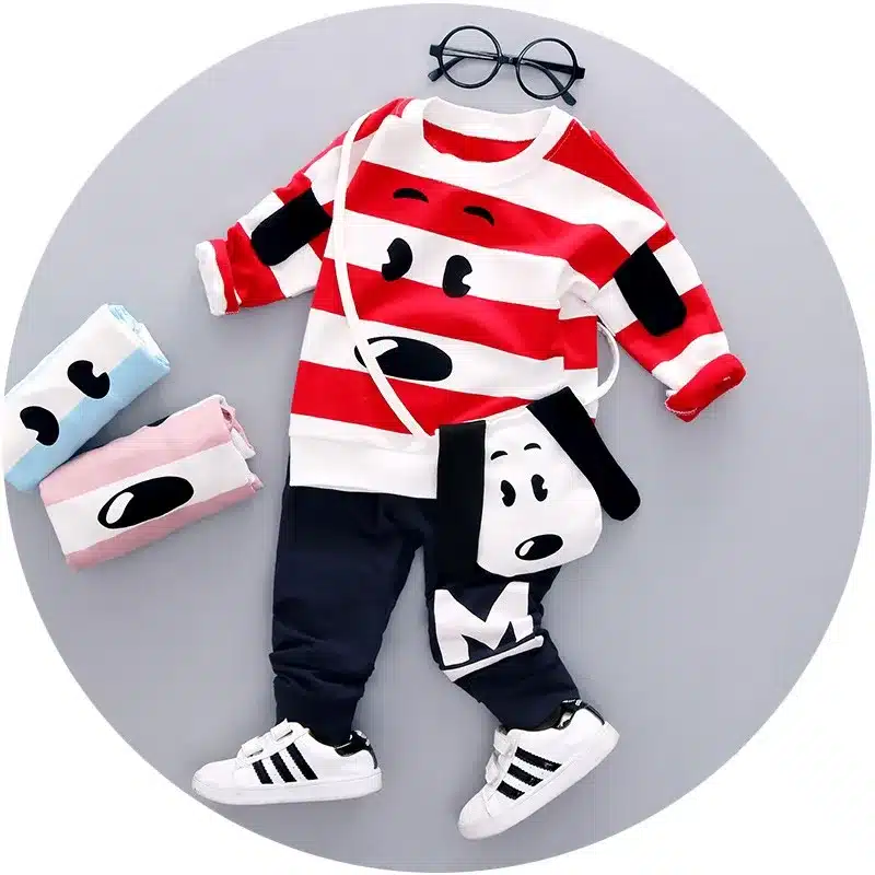 Hot Sale 2018 Spring Autumn new baby boys clothes latest style high quality boy clothing set A057-60 8