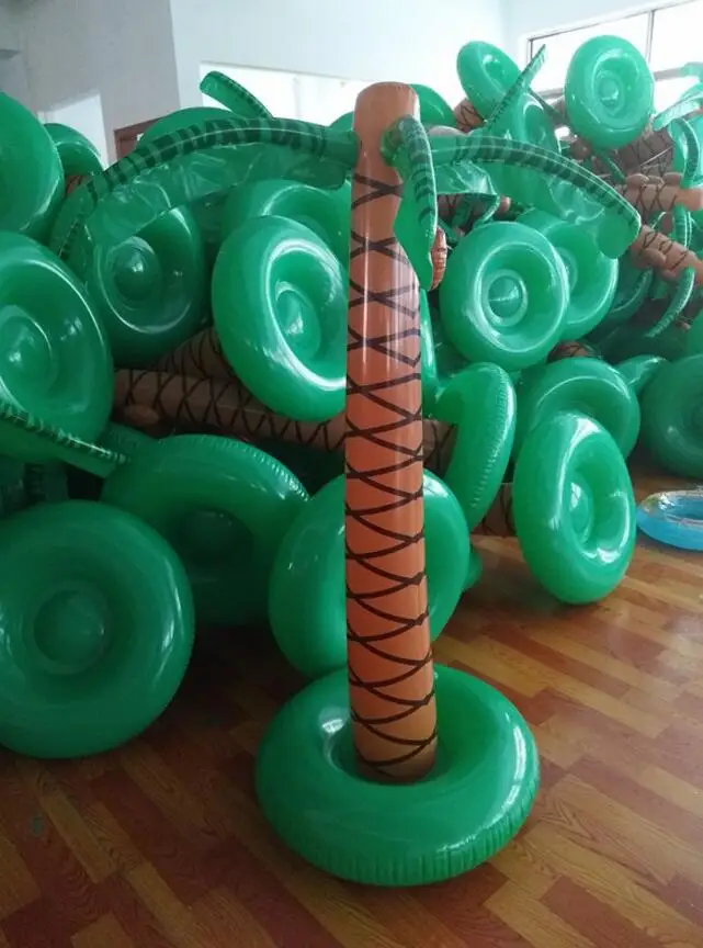 1.6M Inflatable Coconut palm Tree Water Sprinkler Inflated Children Toys For Sandbeach Party Decorations Supplies Hawaii Series 6