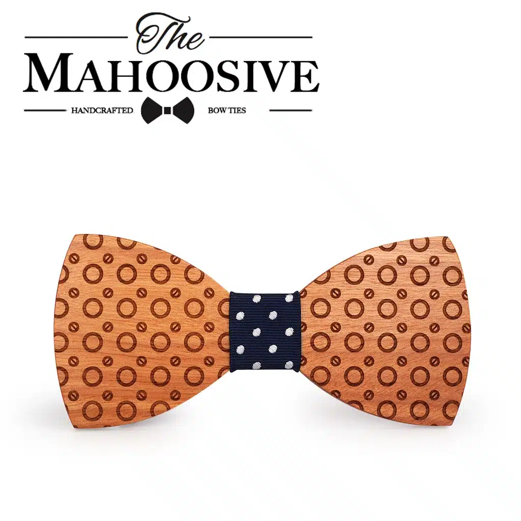 Mahoosive 2017necktie Bowtie Butterfly Gravata Ties For Men Dot Handmade Wood Bow ties boda corbatas mens ties 10