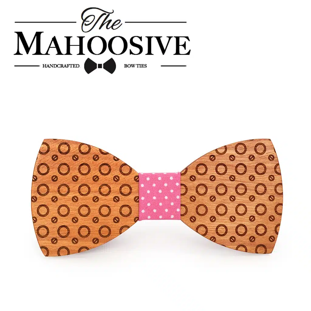 Mahoosive 2017necktie Bowtie Butterfly Gravata Ties For Men Dot Handmade Wood Bow ties boda corbatas mens ties 13
