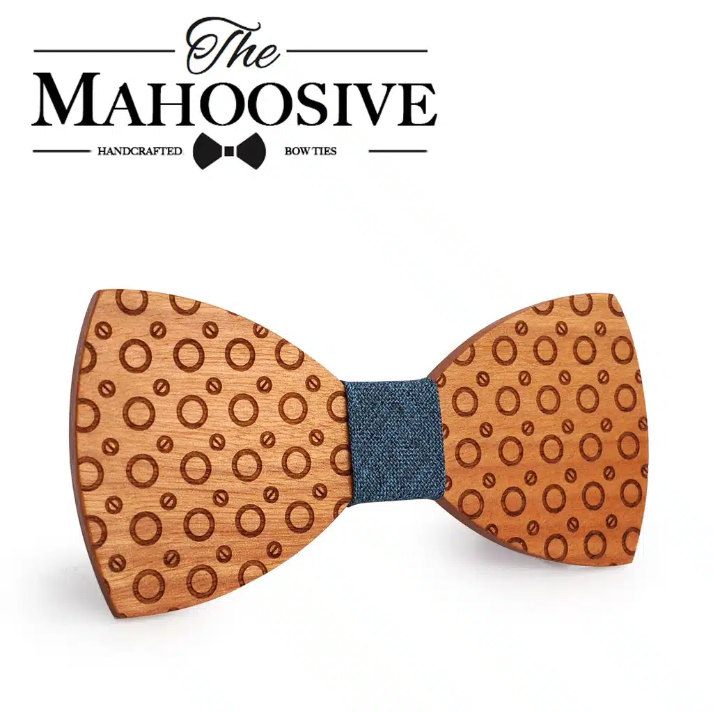 Mahoosive 2017necktie Bowtie Butterfly Gravata Ties For Men Dot Handmade Wood Bow ties boda corbatas mens ties 21