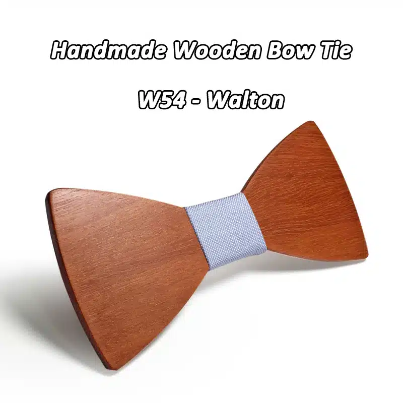 Mahoosive Brand Men's Wooden bowtie Bowknot Accessories Business Neckties wood Bow Tie Cravat 15