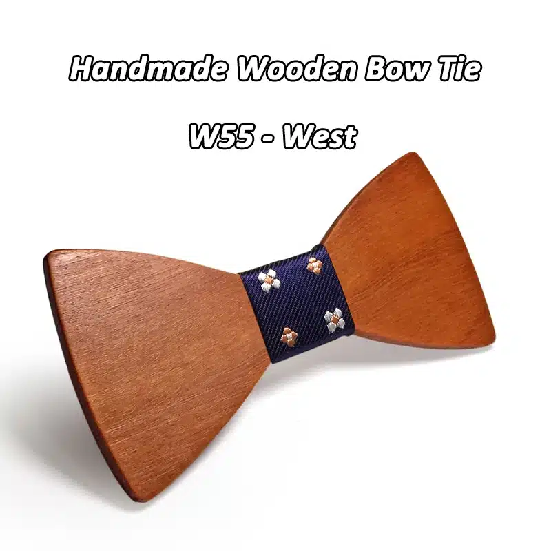 Mahoosive Brand Men's Wooden bowtie Bowknot Accessories Business Neckties wood Bow Tie Cravat 16