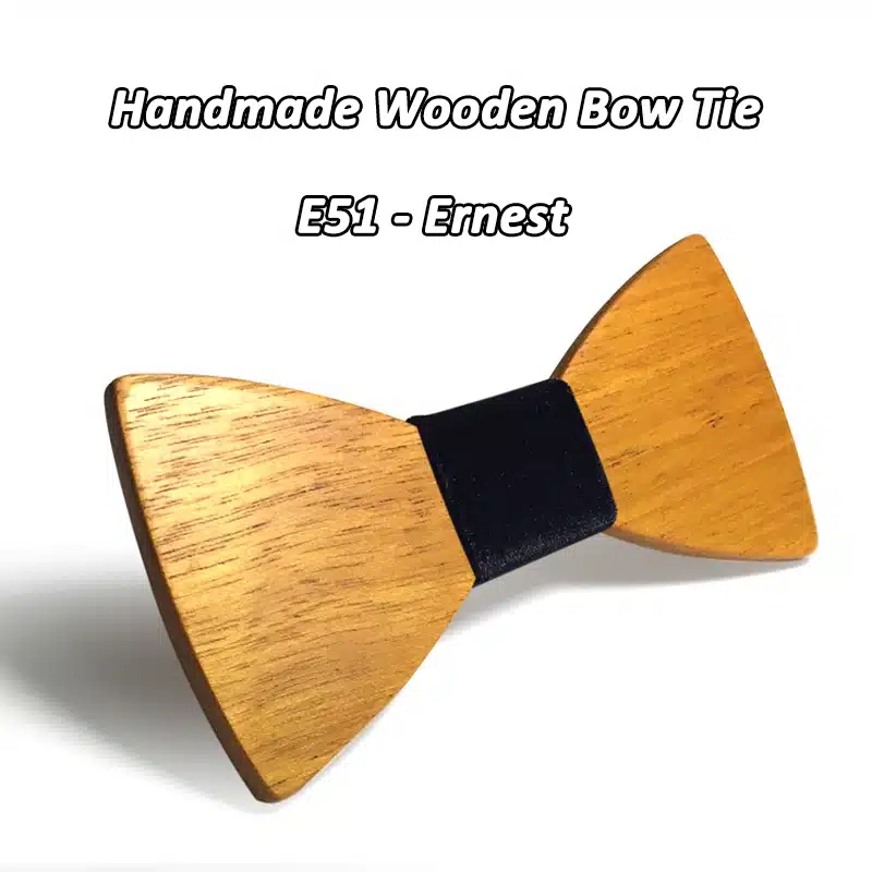 Mahoosive Brand Men's Wooden bowtie Bowknot Accessories Business Neckties wood Bow Tie Cravat 24