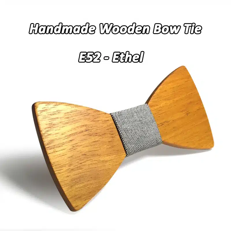 Mahoosive Brand Men's Wooden bowtie Bowknot Accessories Business Neckties wood Bow Tie Cravat 25