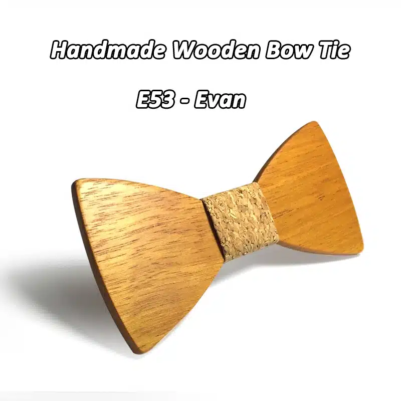 Mahoosive Brand Men's Wooden bowtie Bowknot Accessories Business Neckties wood Bow Tie Cravat 26