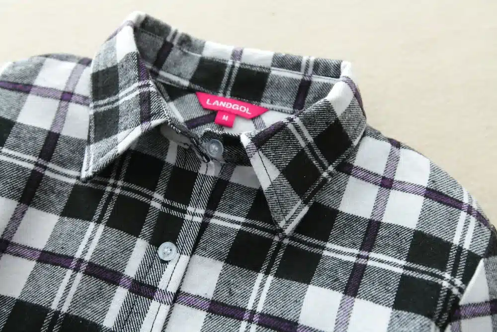 Women Shirt Blouses Plus Size 2018 Hot New Spring Flannel Cotton Long Sleeve Plaid Shirt Casual Female Loose College Style Tops 35