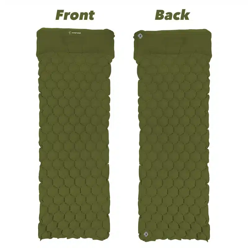 Hitorhike Inflatable mattress Cushion Sleeping Bag Mat Fast Filling Air Moistureproof Camping beach Mat With Pillow Sleeping Pad 12