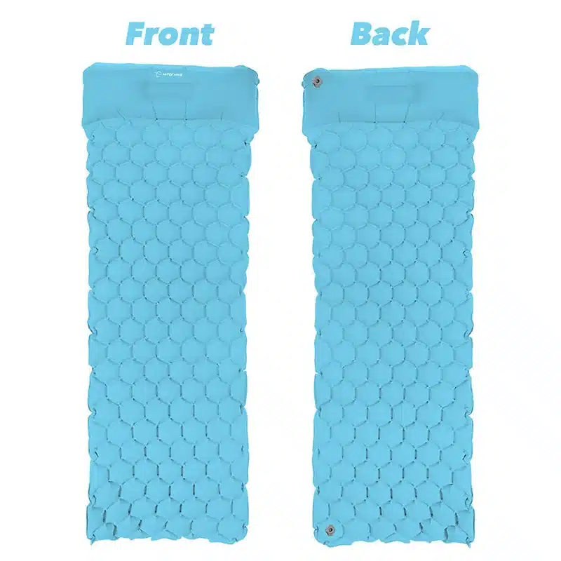 Hitorhike Inflatable mattress Cushion Sleeping Bag Mat Fast Filling Air Moistureproof Camping beach Mat With Pillow Sleeping Pad 24