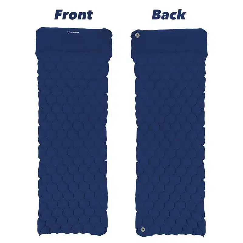 Hitorhike Inflatable mattress Cushion Sleeping Bag Mat Fast Filling Air Moistureproof Camping beach Mat With Pillow Sleeping Pad 28