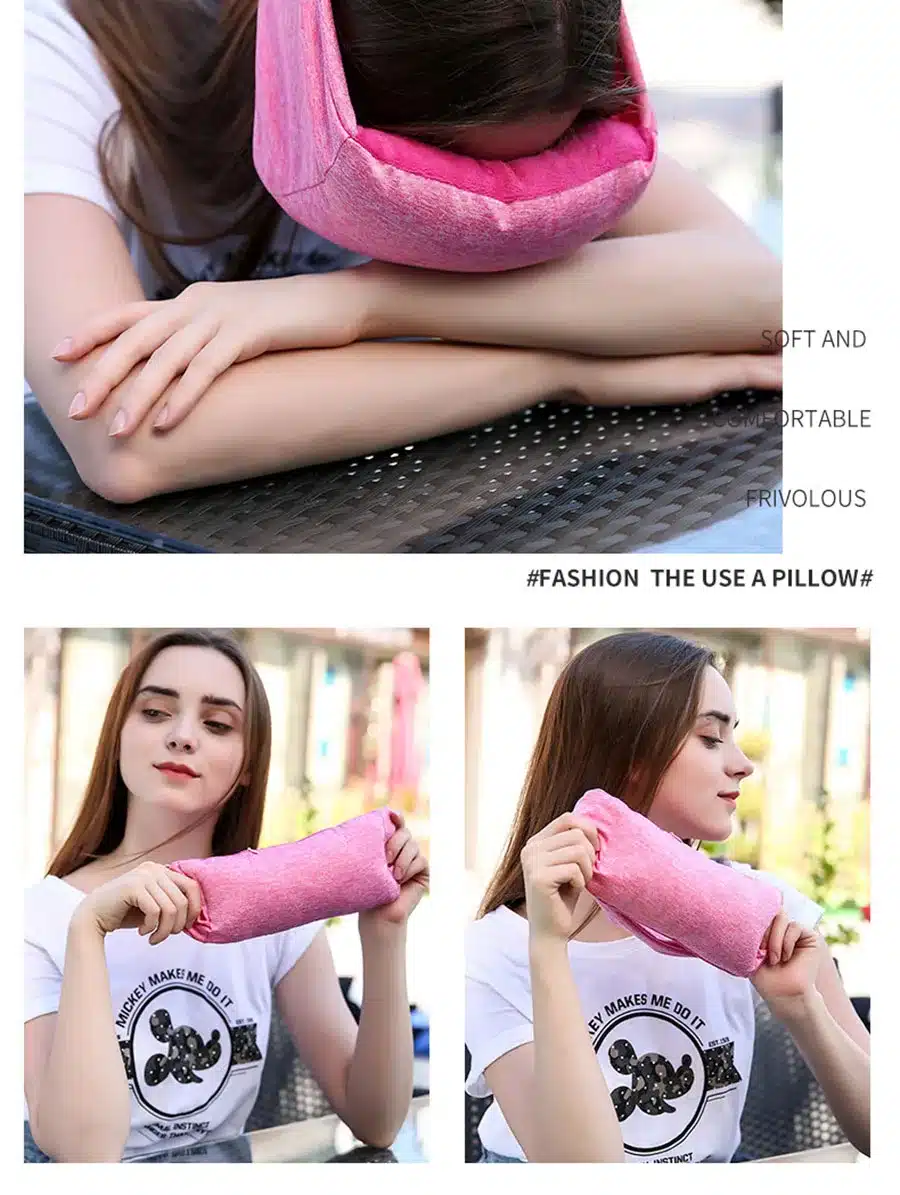 UFRIDAY Travel Eye Pillow Neck Portable Flight Car Nap Travel Pillow Head Support Eye Mask Aircraft Voyage Pillows Bib Cushion 8