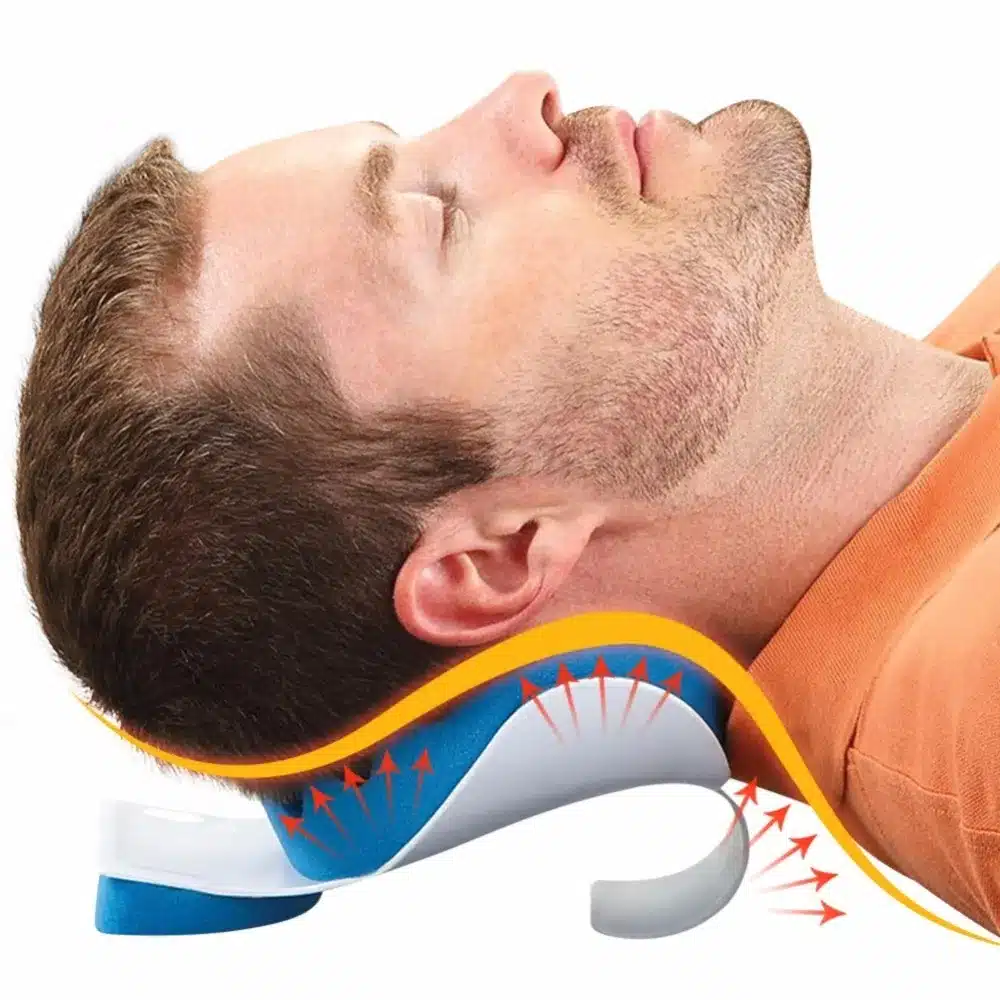 Neck Pillow, Neck and Shoulder Relaxer, Real Ease Neck Support Travel Accessories Comfortable Pillows for Sleep Home Textile 6