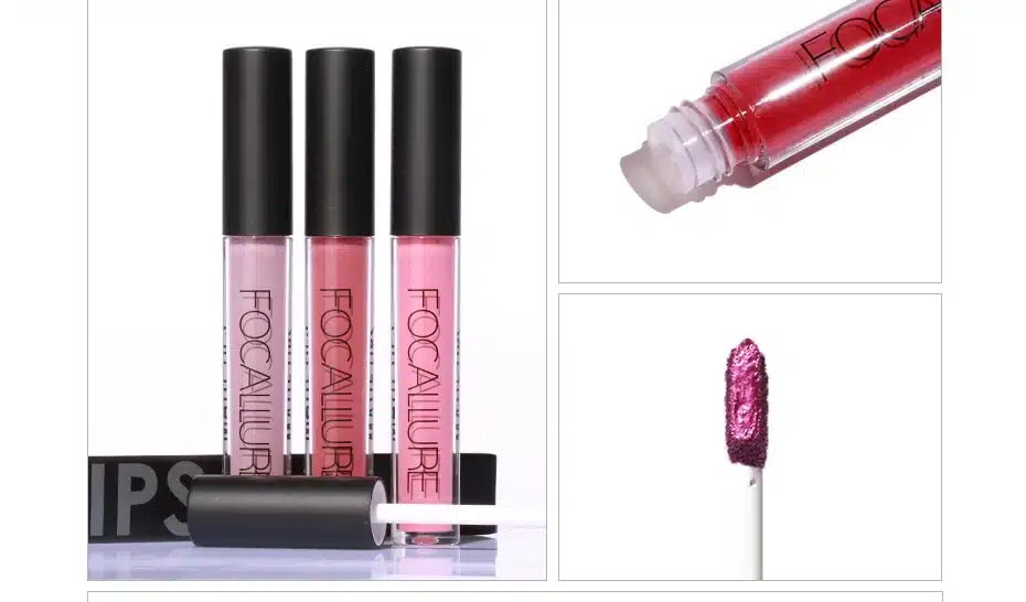 FOCALLURE 2018 Matte Lipstick 25 Colors Waterproof Lip Gloss Lip Makeup Cosmetic Beauty Smooth Lip Stick 24 Hours Long-lasting 14