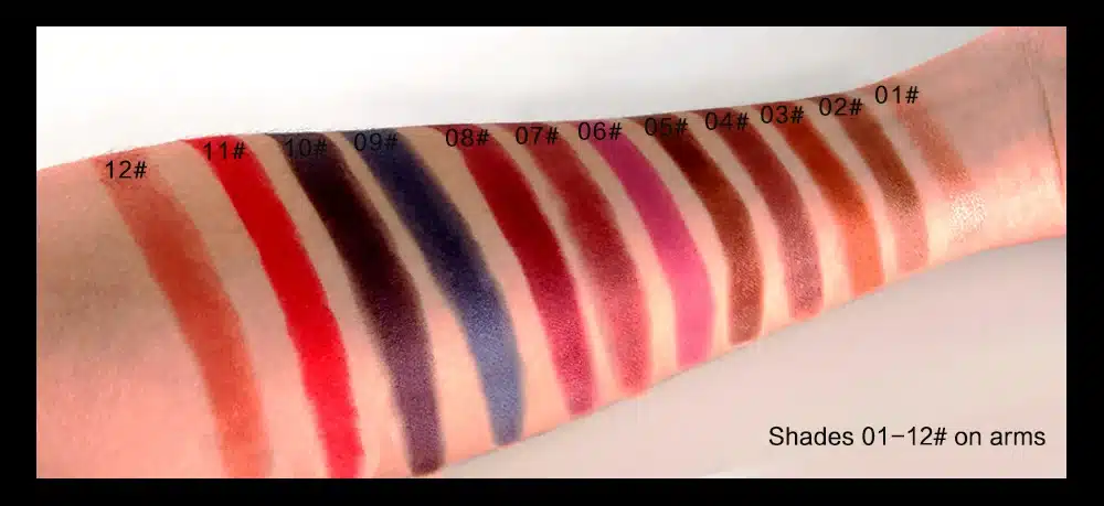 2018 NICEFACE 12 Colors Metallic Lip Stick Sexy Nude Lip Pigment Long-lasting Lipstick Matte Lip Gloss Moisturizer Smooth Makeup 16