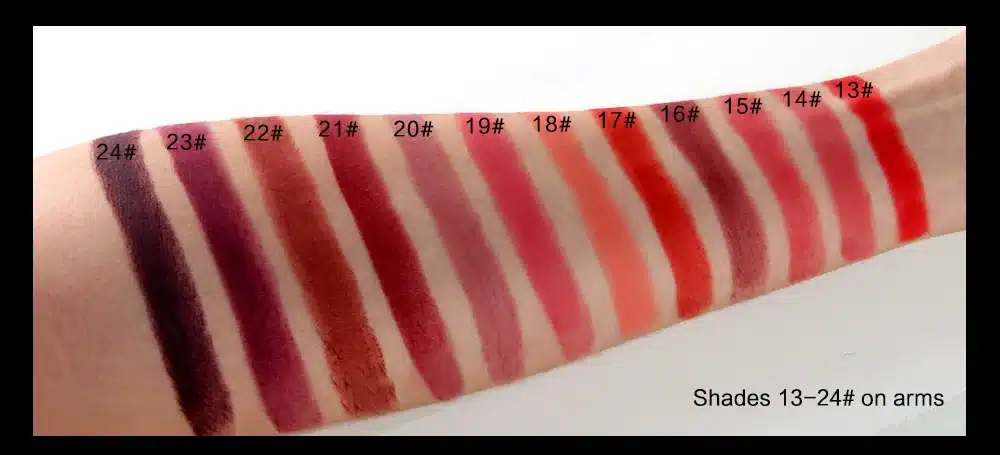 2018 NICEFACE 12 Colors Metallic Lip Stick Sexy Nude Lip Pigment Long-lasting Lipstick Matte Lip Gloss Moisturizer Smooth Makeup 17
